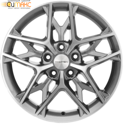 Khomen KHW 1709 7x17 5*114.3 ET50 DIA67.1 Gray-FP Литой