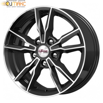 iFree Икигай 6.5x16 5*100 ET35 DIA67.1 Блэк Джек Литой