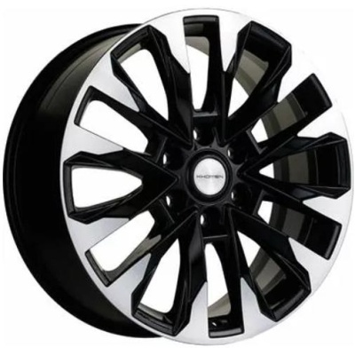 Khomen KHW 2010 8x20 6*139.7 ET30 DIA106.1 Black-FP Литой