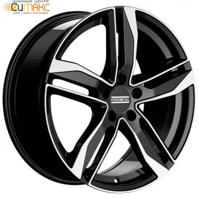 Fondmetal Hexis 8x18 5*112 ET40 DIA66.6 Black Glossy Machined Литой