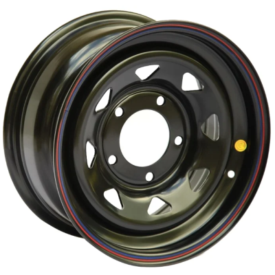 Off Road Wheels УАЗ 7x15 5*139.7 ET-19 DIA110.1 Matt black Штампованный