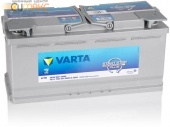 Аккумулятор VARTA SILVER AGM 105 А/ч обратная R+ EN 950A, 393x175x190 605 901 095 D85 2