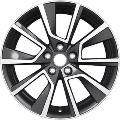 Khomen KHW 1802 7x18 5*114.3 ET48.5 DIA67.1 Black-FP Литой