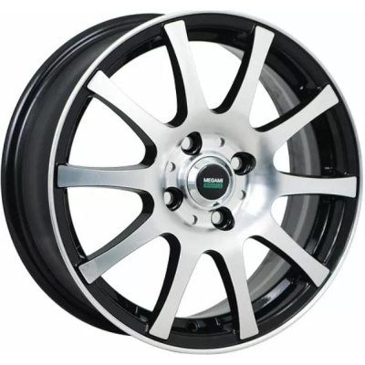 Megami MGM-2 6x15 4*100 ET40 DIA67.1 BKF Литой