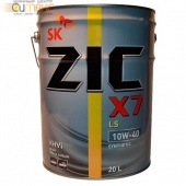 Масло ZIC X7 LS 10W40 моторное синтетическое 200 л