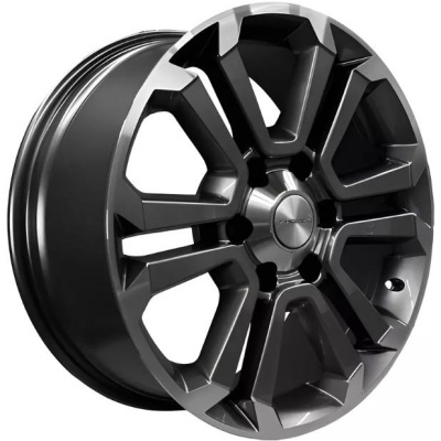 Khomen KHW 1817 7.5x18 6*139.7 ET25 DIA106.1 Gray-FP Литой