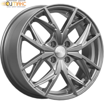 Скад Асти 6.5x16 4*100 ET37 DIA60.1 Графит Литой Скад Асти 6.5x16 4*100 ET37 DIA60.1 Графит Литой
