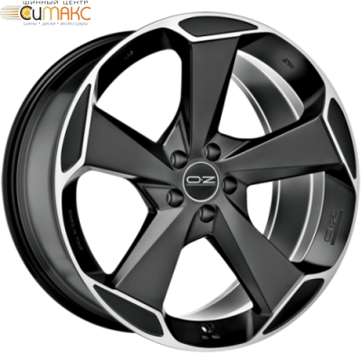 OZ Aspen HLT 9x21 5*112 ET50 DIA79 Matt Black + Diamond Cut Литой