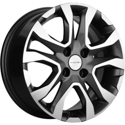Khomen KHW 1503 6x15 4*100 ET46 DIA54.1 Gray-FP Литой