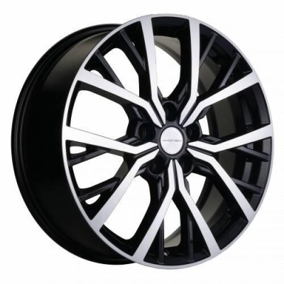 Khomen KHW 1806 7x18 5*114.3 ET45 DIA60.1 Black-FP Литой