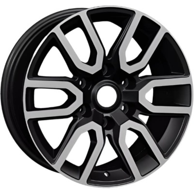 Khomen KHW 1723 8x17 6*139.7 ET45 DIA93.1 Black-FP Литой
