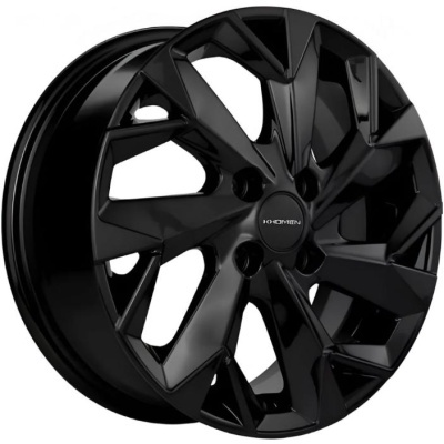 Khomen KHW 1508 6x15 4*100 ET39 DIA56.6 Black Литой
