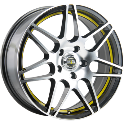 Alcasta M28 6.5x16 5*100 ET35 DIA57.1 BKFYSI Литой