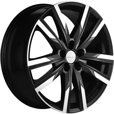 Khomen KHW 1905 7.5x19 5*114.3 ET45 DIA60.1 Black-FP Литой