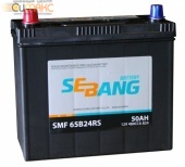 Аккумулятор SEBANG SMF 50 А/ч прямая L+ EN 480A, 238x129x227 SMF 65B24RS