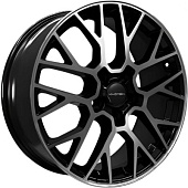 Khomen KHW 1818 7x18 5*112 ET45 DIA57.1 Black-FP Литой