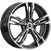 K&K Karrera Light 7x18 5*108 ET33 DIA67.1 Алмаз черный Литой