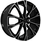 Khomen KHW 2018 8x20 5*108 ET46 DIA63.3 Black-FP Литой