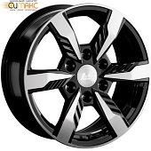 LS 1301 7.5x17 6*139.7 ET30 DIA106.1 BKF Литой