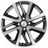 Khomen KHW 1609 6x16 4*100 ET41 DIA60.1 Black-FP Литой