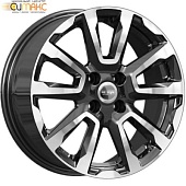 K&K КС1026 6.5x16 4*100 ET46 DIA54.1 Алмаз черный Литой