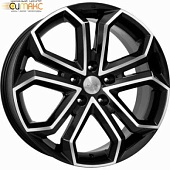 K&K Пандора 8.5x19 5*112 ET48 DIA66.6 Алмаз черный Литой