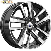 K&K Хант 6x15 4*98 ET30 DIA58.6 Алмаз черный Литой