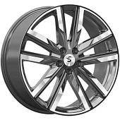 K&K КР014 8x20 5*108 ET39 DIA60.1 Diamond gloss graphite Литой