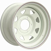 Off Road Wheels УАЗ 8x15 5*139.7 ET0 DIA110.1 White Штампованный