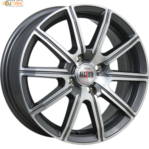 Alcasta M55 6x15 5*100 ET38 DIA57.1 BKF Литой
