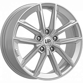 Wheels UP UP104 6.5x17 5*114.3 ET50 DIA66.1 Silver Classic Литой