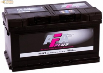 Аккумулятор AFA PLUS 80 А/ч обратная R+ EN 740A, 315x175x175 HS-N4