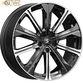 K&K КР013 7x19 5*108 ET45 DIA60.1 Алмаз черный Литой