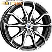 K&K Brent 6x16 4*100 ET52 DIA54.1 Алмаз черный Литой