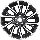 Khomen KHW 1804 7.5x18 5*108 ET47 DIA60.1 Black-FP Литой