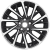 Khomen KHW 1804 7.5x18 5*108 ET47 DIA60.1 Black-FP Литой