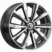 K&K КС974 6.5x16 5*112 ET43 DIA57.1 Алмаз черный Литой