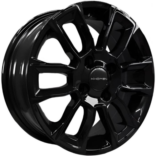 Khomen KHW 1406 5.5x14 4*100 ET45 DIA56.1 Black Литой