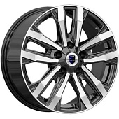 K&K Мичиган 8x18 5*130 ET53 DIA71.6 Алмаз черный Литой