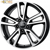 Alutec Tormenta 8x18 5*112 ET44 DIA57.1 Diamond Black Front Polished Литой