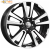 K&K КС874 6.5x17 5*114.3 ET49 DIA67.1 Алмаз черный Литой
