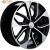 Khomen KHW 1703 7x17 5*112 ET40 DIA57.1 Black-FP Литой Khomen KHW 1703 7x17 5*112 ET40 DIA57.1 Black-FP Литой