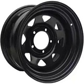 Off Road Wheels УАЗ 8x16 5*139.7 ET-19 DIA110.1 Black Штампованный Off Road Wheels УАЗ 8x16 5*139.7 ET-19 DIA110.1 Black Штампованный
