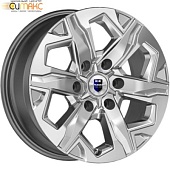 K&K Тейт 7.5x17 6*139.7 ET25 DIA78.1 Дарк платинум Литой