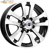 K&K Сахара-Patriot 7x18 5*139.7 ET35 DIA108.6 Алмаз черный Литой