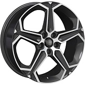 Khomen KHW 1909 7.5x19 5*114.3 ET51 DIA67.1 Black-FP Литой