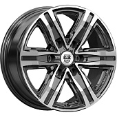 K&K R8 7.5x17 6*139.7 ET30 DIA106.1 Черный Литой