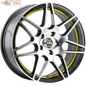 Alcasta M28 6x15 4*100 ET46 DIA54.1 BKFYSI Литой