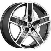 K&K КР008 8.5x20 5*114.3 ET43 DIA67.1 Алмаз черный Литой