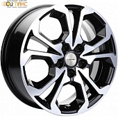 Khomen KHW 1711 6.5x17 5*108 ET33 DIA60.1 Black Литой